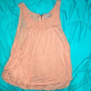 Light peach , “American Eagle Outfitters”, baby doll tank top.size M